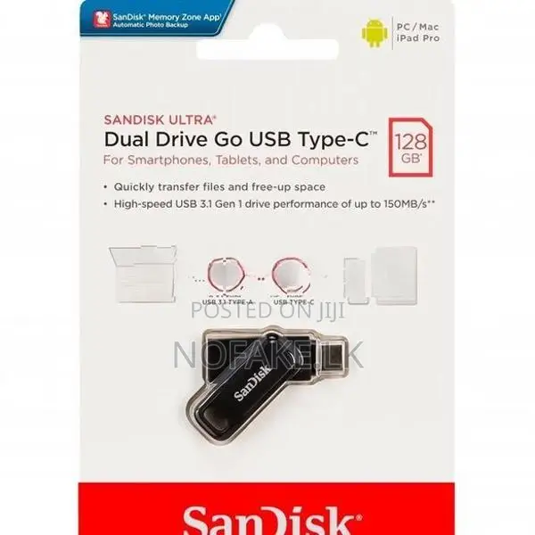 Sandisk Ultra USB Type - C Dual 128GB Pen Drive