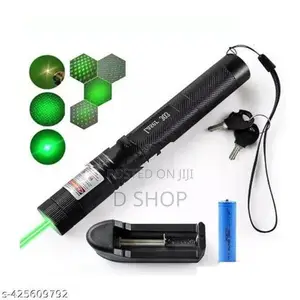 Green Laser Pointer - Strong 8km Distance Quality Beam