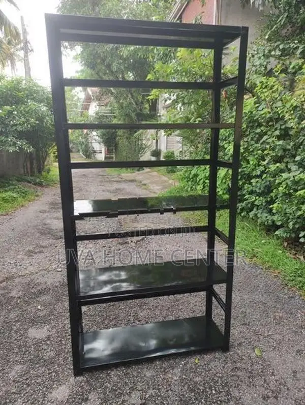 Steel Storage Rack 72x36x12 Inch Blk