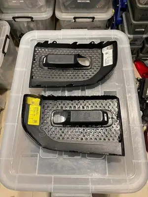 Genuine New Defender P300e HSE 2025 Foglight covers - BLACK