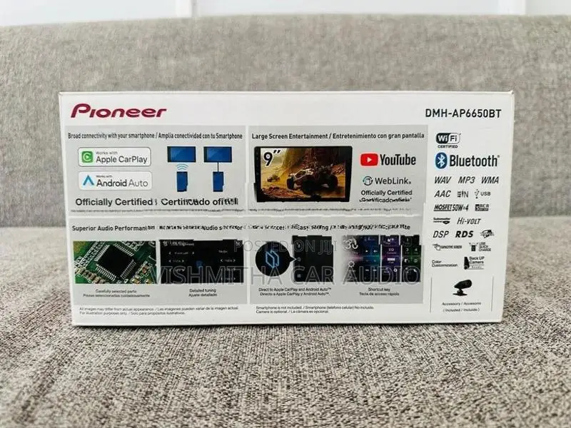 Pioneer DMH-AP6650BT 9 inch Player With Appel Carplay