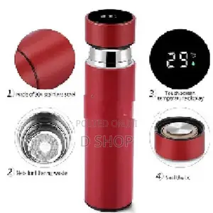 Thermal Vacuum Flask Smart LED Temperature Display Water Bottle- 500ml