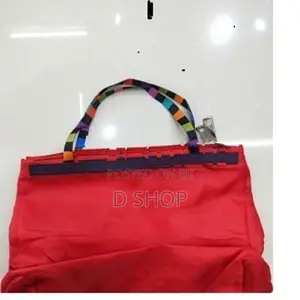 Travel Cosmetics Red Bag Cosmetic Organizer Foldable