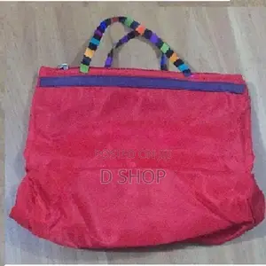 Travel Cosmetics Red Bag Cosmetic Organizer Foldable