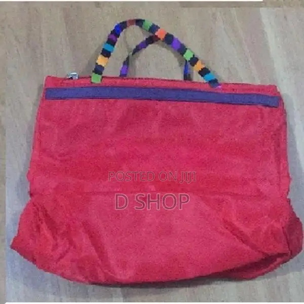 Travel Cosmetics Red Bag Cosmetic Organizer Foldable