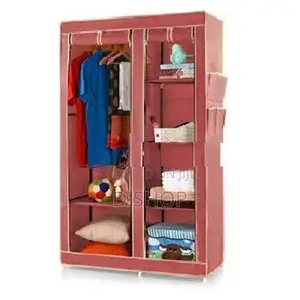 Roll Up Cover - Wardrobe Cloth Cupboard 2 Door Organizer