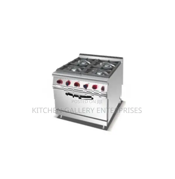 04 Burner Stove With Oven - Cabinet