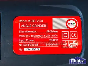 MEN 9 inch AG-G8-230 Angle Grinder machine 2500 Watts