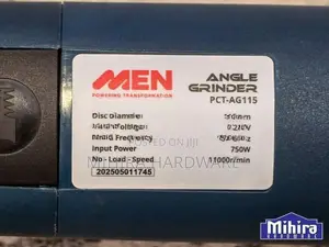 MEN 750 Watts 4.5 inch PCT AG 115 angle grinder machine grinding