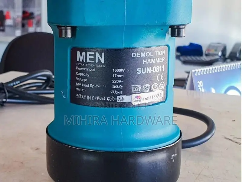Men ( SUN 0811 ) 1600 Watts Demolition Breaker Hammer Machine braker