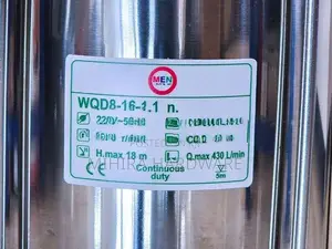 Men 2" 1-1/2HP Submersible Sludge Pump Water Motor Jabos ජබොස් පොම්ප