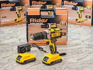 RIDER 13mm cordless impact hammer drill battery screw driver screwdriv
