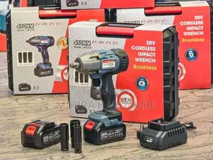 MEN 450Nm 1/2" Brushless Cordless impact gun wrench power tool battery