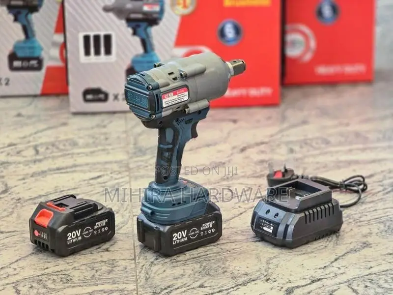 MEN 1100Nm heavy duty cordless impact gun wrench power tool kit batter