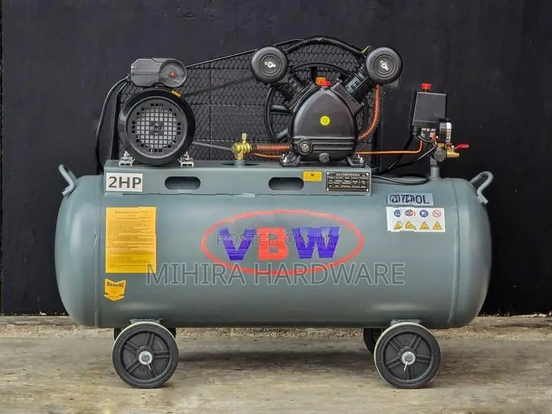 100 Liters Double Piston Head 8 Bar Vbw by Men Air Compressor 2 HP