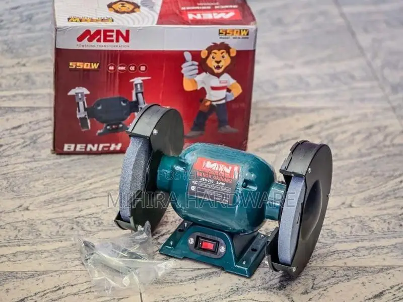 MEN 200 (8 inches) 3/4Hp Bench grinder machine අඟල් 8" ගිණි ගල්