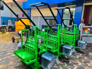 Cement Block Making Machine - 6 Station Type