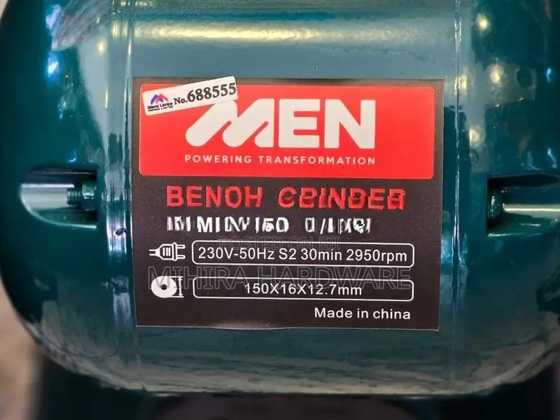 MEN 6 inches 1/2Hp 150mm Bench grinder machine ගිණි ගල්