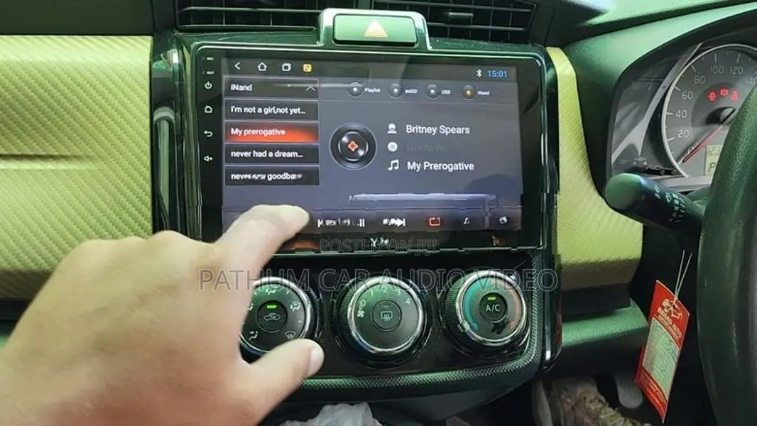 Toyota Axiio Lenovo Android Player With Frame