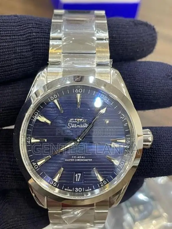 Omega Seamaster Navy Blue Mens Watch
