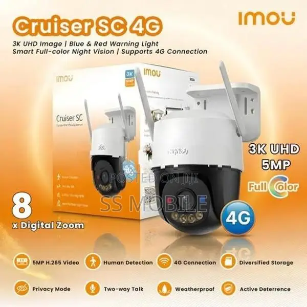 Cruiser SC 4G 3MP SIM PTZ CCTV Camera