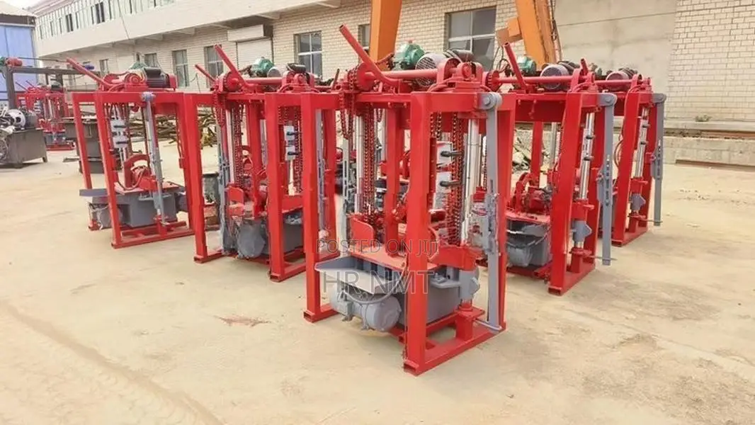 4 Cement Block Making Machine (Semi Automatic)