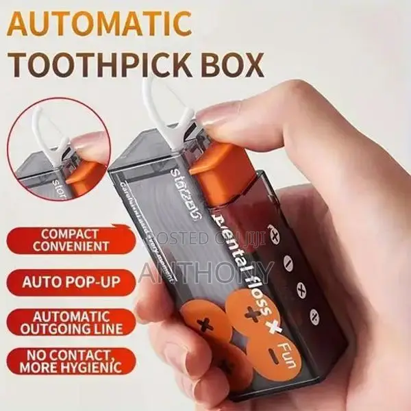 DENTAL FLOSS PICKS WITH STORAGE CASE