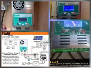 PowMr 60A 160V MPPT Solar Charge Controller Smart Charging Lead Acid L