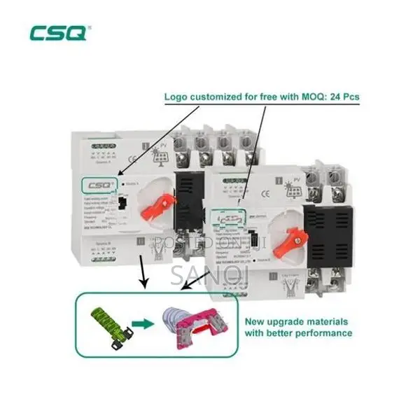 CSQ 63A ATS Automatic Transfer Switche Change Over Solar Inverter