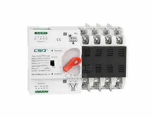 CSQ 100A 4 Pole 3 Phase ATS Automatic Transfer Switch Change Over Sola