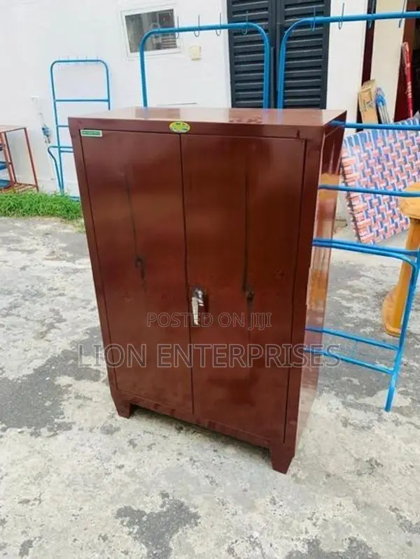 Steel half cupboards 4ft brown