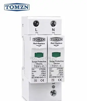 TOMZN AC SPD 20ka-40ka Solar Surge Protective Device Lightning Protect