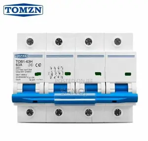 Tomzn 63A 400V 4 Pole 3 Phase TOB1-63H AC MCB Circuit Breaker