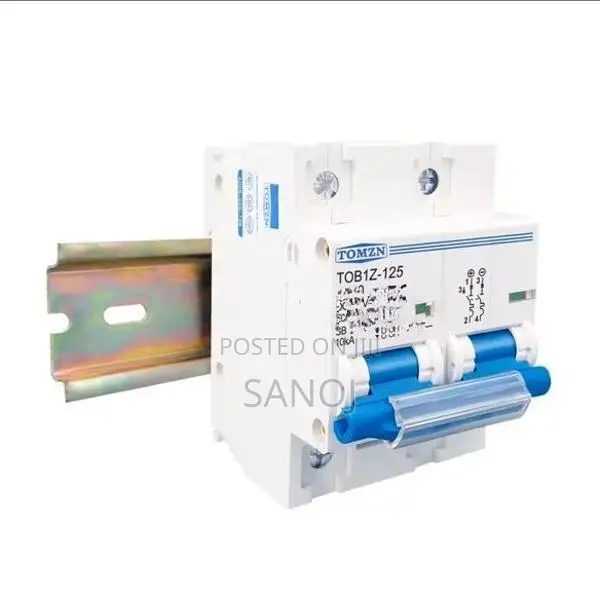 TOMZN 125A 2P DC MCB Miniature Circuit Breaker Battery Solar Isolator
