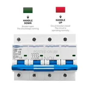 Tomzn 63A 400V 4 Pole 3 Phase TOB1-63H AC MCB Circuit Breaker