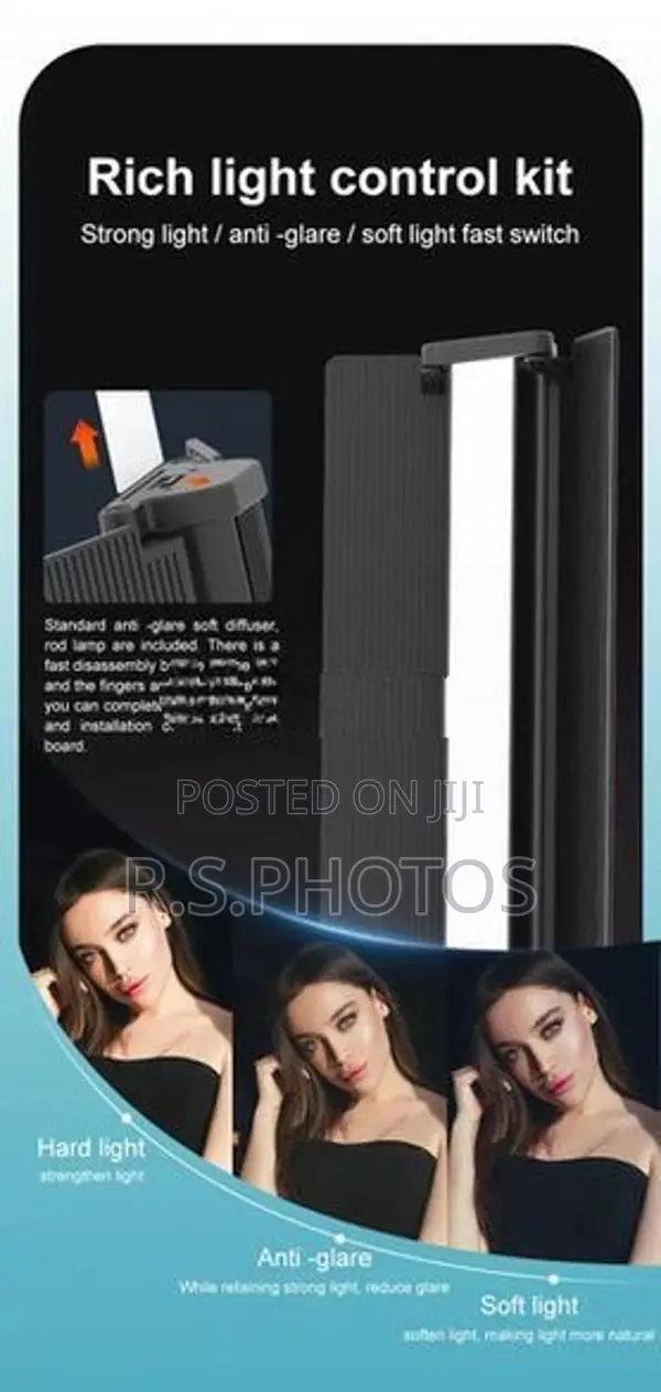 NiceFoto TC C2 RGB 24W Handheld Light Stick
