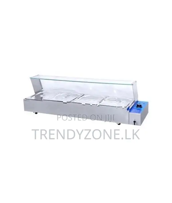 Industrial Electric Bain Marie 06 Pans Table Top