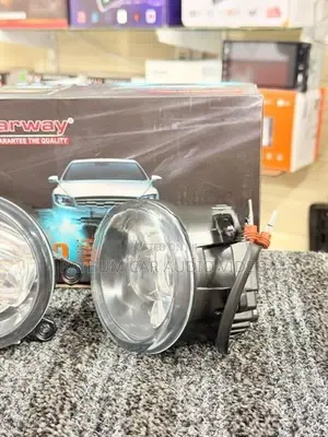 Fog Light Led Glass Metal Finish For Toyota