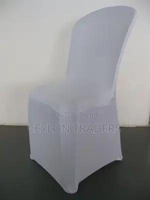 Plastic Chair White Cover Spandex