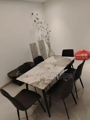 Luxury Dining Table with Cushion Chairs