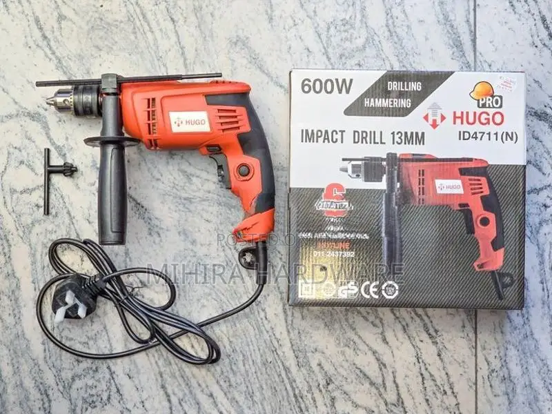HUGO 13mm Hammer ID 4711 N impact Drill machine for wood steel concret
