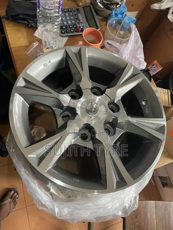 15 Size Toyota KDH Dark Prime Alloy Wheels Set