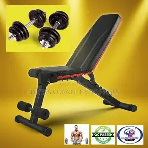 Dumbbell Bench with Weight Set HJ New