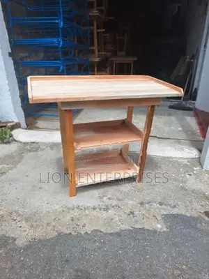 Wooden kitchen rack tables