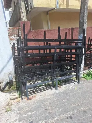 Steel single beds