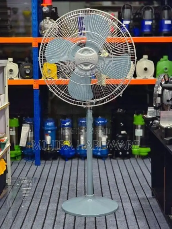 Royal Super Pakistan made 24" blade 150 Watts Industrial stand fan