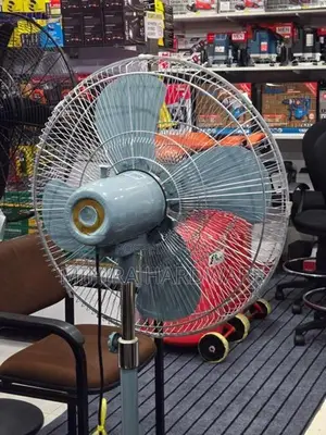 Industrial stand fan Pakistan made Royal 306SG 24" 150 Watts Grey silv