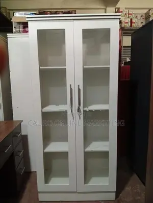 New Melamine White Colour Office Cupboard