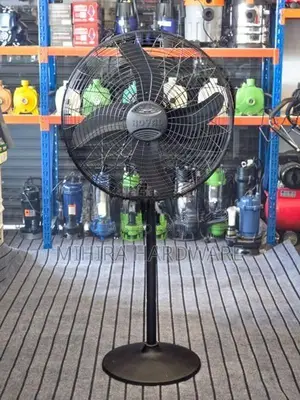 24" heavy duty Royal Black Pakistan made 150 Watts Industrial stand fa
