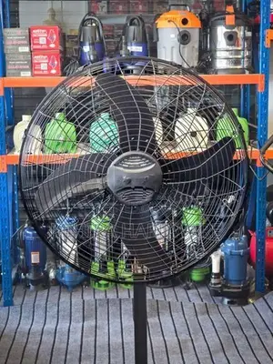 24" heavy duty Royal Black Pakistan made 150 Watts Industrial stand fa